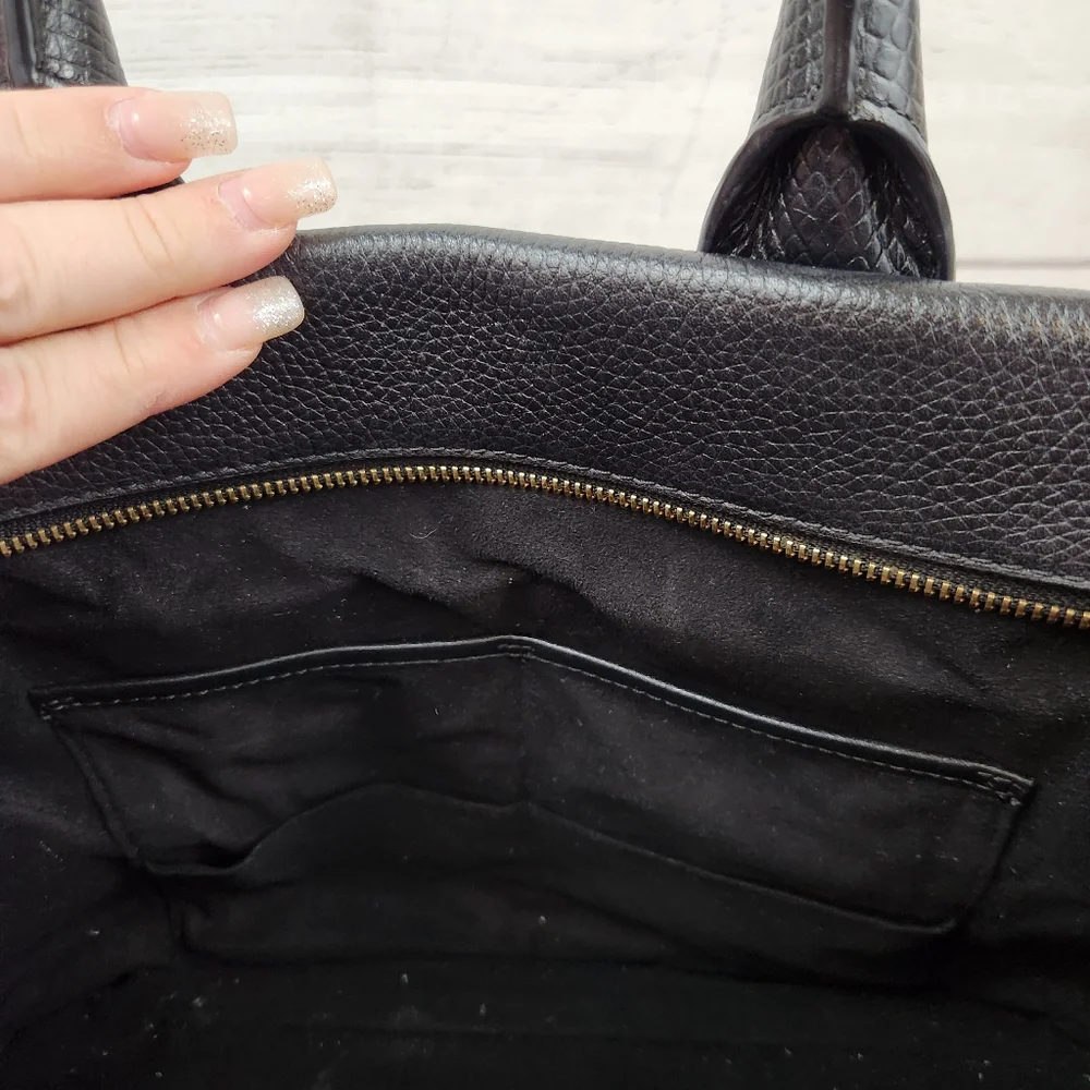 Michael Kors Rollins Large Pebbled Leather Satchel